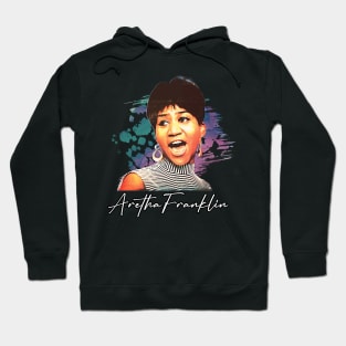 Groovin' to Franklin's Hits Retro Music Tee Hoodie